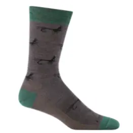 Darn Tough Men's McFly Crew Lightweight No Cushion Lifestyle Socks 1671 Taupe Discontinued