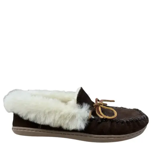 Minnetonka 3379/Chocolate Women's Alpine Sheepskin Slipper 