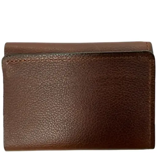 [WAL455-SMOOTH] Brenneman's Stitched Trifold Wallet 455-smooth