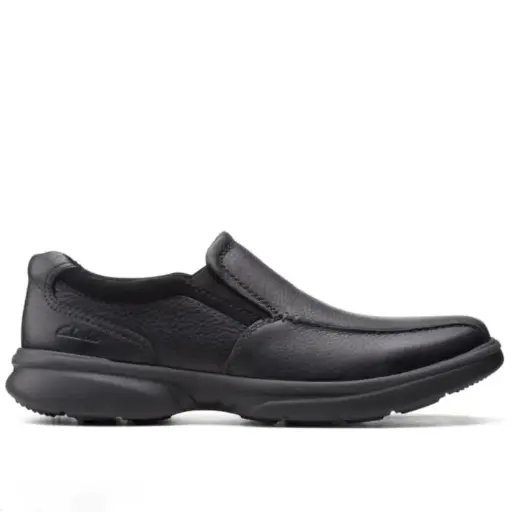 Clarks Bradley Step Black Tumbled Leather 53157 Men's Dress Shoe