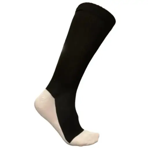 [2875/bkwht] Weaver's Apparel Levi Miller All Cotton Health Dress Sock 2875 BLACK