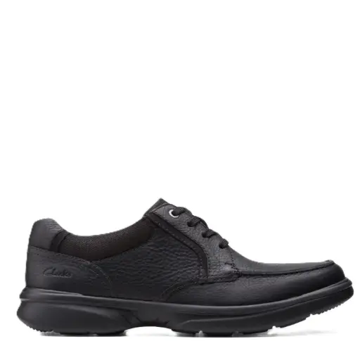 Clarks Bradley Vibe Black Tumbled Leather 53158 Men's Dress Shoe